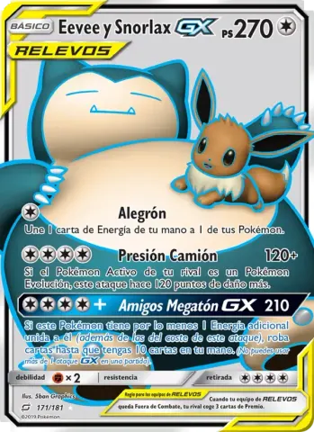 Eevee y Snorlax GX · 171
