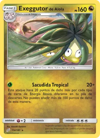 Exeggutor de Alola · 114