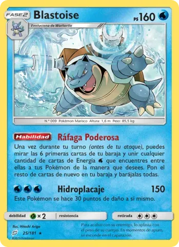 Blastoise · 25