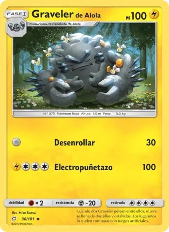 Graveler de Alola · 36