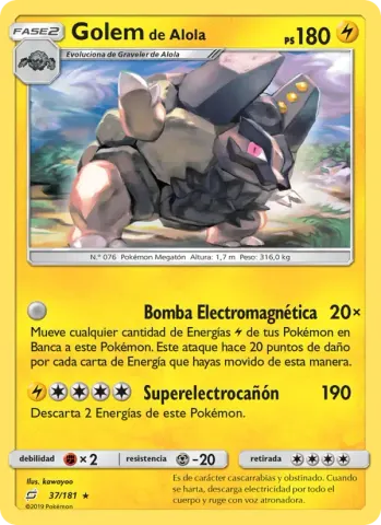 Golem de Alola · 37
