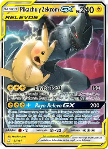 Pikachu y Zekrom GX · 33