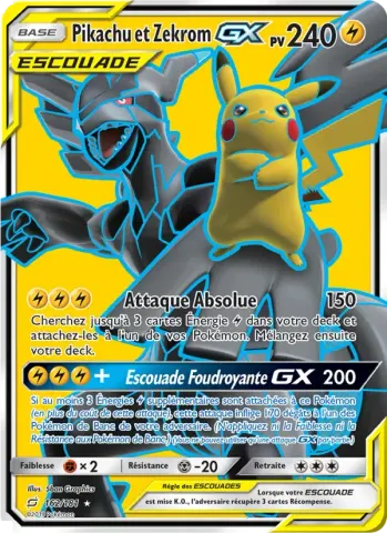 Pikachu et Zekrom GX · 162
