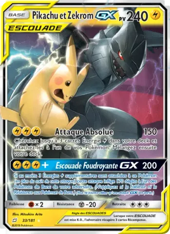 Pikachu et Zekrom GX · 33