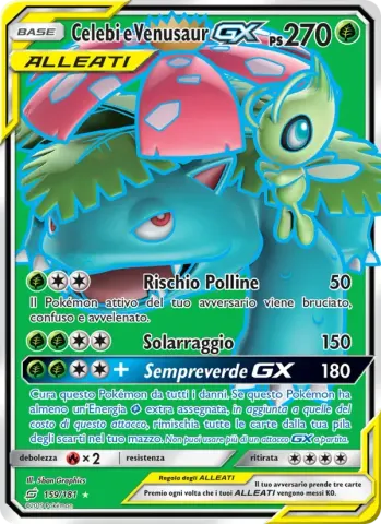Celebi e Venusaur GX · 159