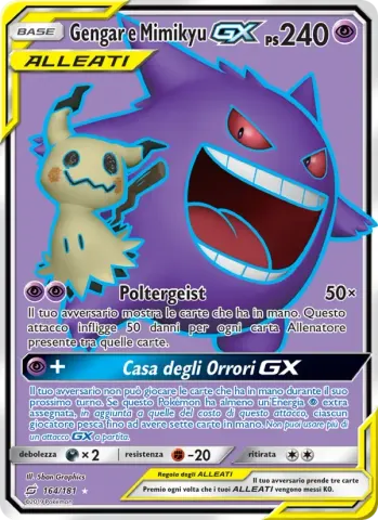 Gengar e Mimikyu GX · 164