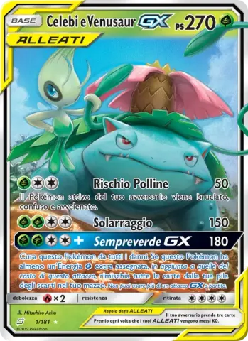 Celebi e Venusaur GX · 1
