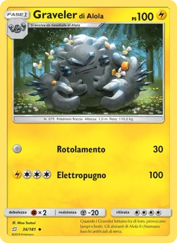 Graveler di Alola · 36