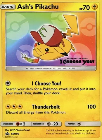 Ash's Pikachu · SM108