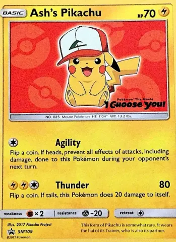 Ash's Pikachu · SM109