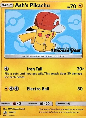 Ash's Pikachu · SM113