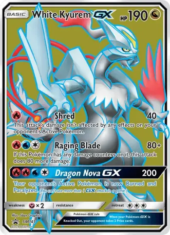 White Kyurem GX · SM141