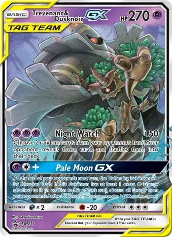 Trevenant & Dusknoir GX · SM217