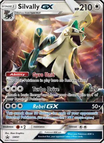 Silvally GX · SM91