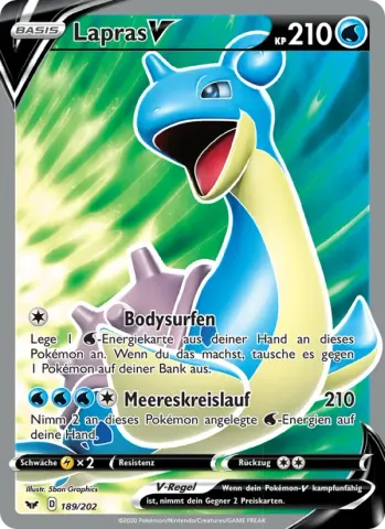 Lapras V · 189