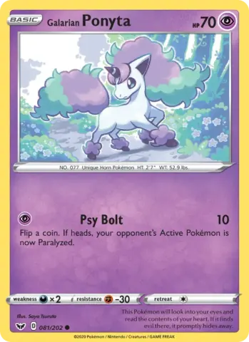 Galarian Ponyta · 81