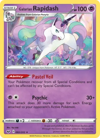 Galarian Rapidash · 82