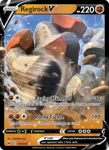 Regirock V · 104
