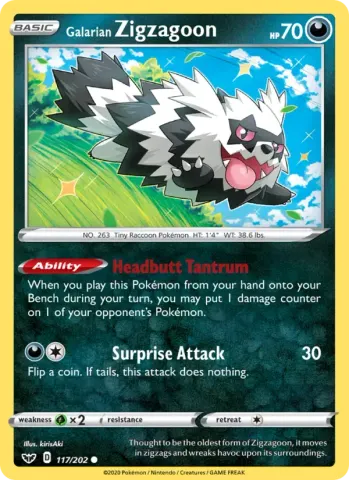 Galarian Zigzagoon · 117