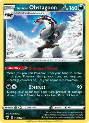 Galarian Obstagoon · 119