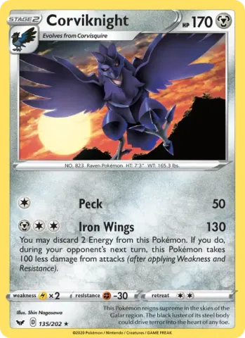 Corviknight · 135
