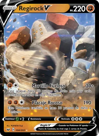 Regirock V · 104