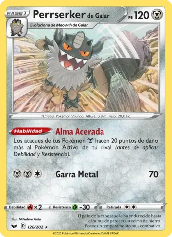 Perrserker de Galar · 128