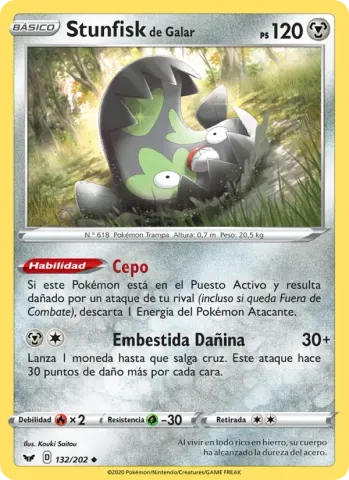 Stunfisk de Galar · 132