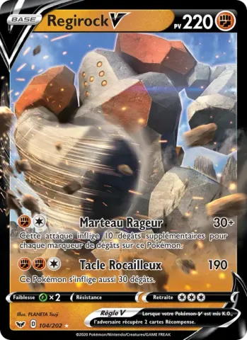 Regirock V · 104