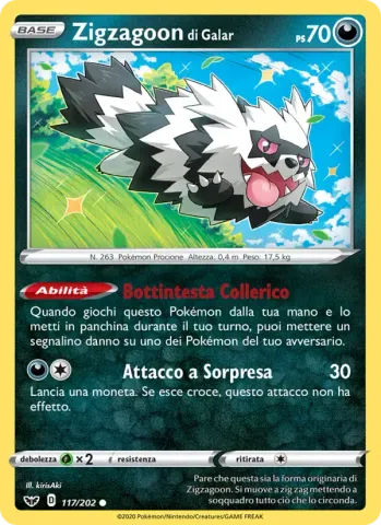 Zigzagoon di Galar · 117