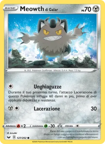 Meowth di Galar · 127