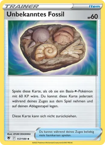 Unbekanntes Fossil · 157