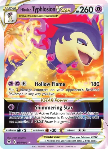 Hisuian Typhlosion VSTAR · 054