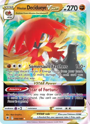 Hisuian Decidueye VSTAR · 084