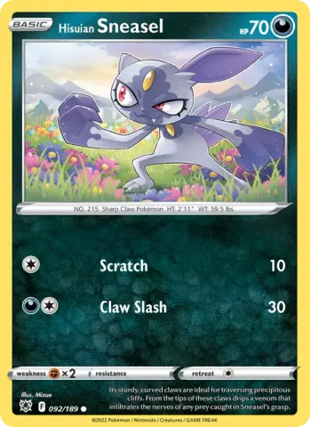 Hisuian Sneasel · 092