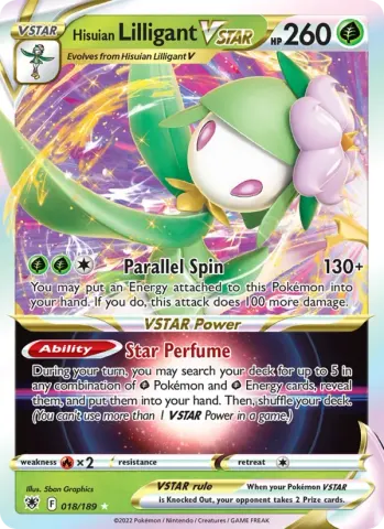 Hisuian Lilligant VSTAR · 018