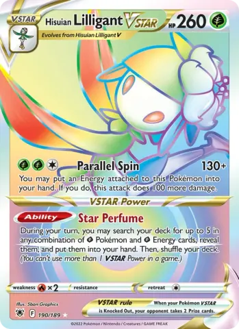 Hisuian Lilligant VSTAR · 190
