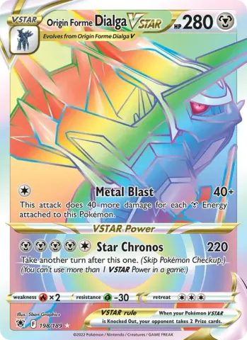 Origin Forme Dialga VSTAR · 198