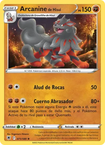 Arcanine de Hisui · 071