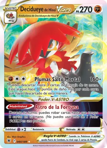 Decidueye de Hisui V-ASTRO · 084