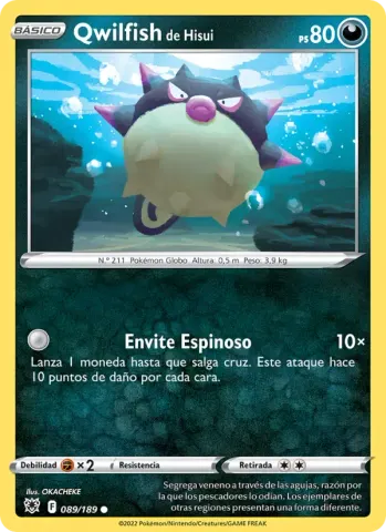 Qwilfish de Hisui · 089
