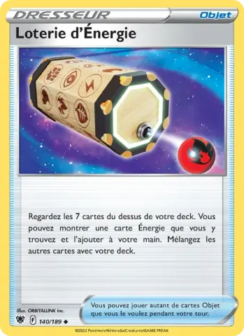 Loterie d'Énergie · 140