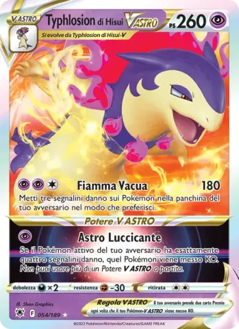 Typhlosion di Hisui V ASTRO · 054