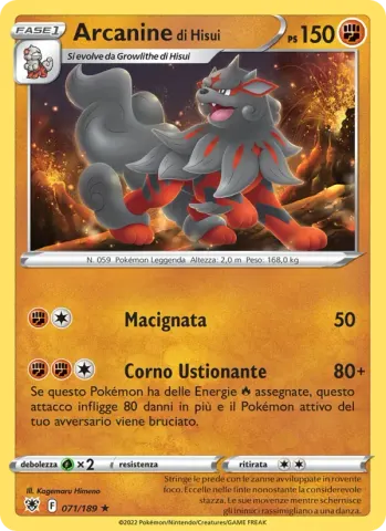 Arcanine di Hisui · 071