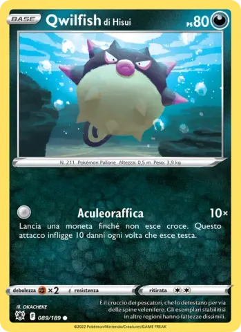 Qwilfish di Hisui · 089
