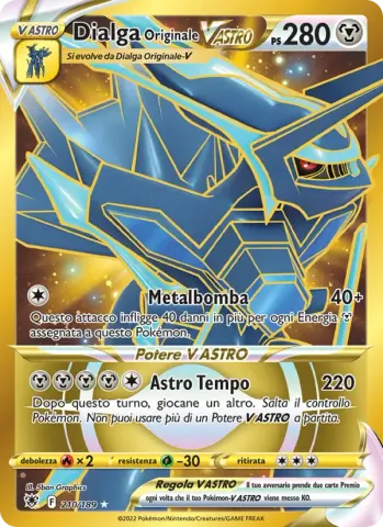 Dialga Originale V ASTRO · 210