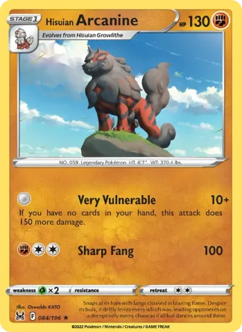 Hisuian Arcanine · 084