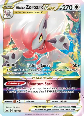 Hisuian Zoroark VSTAR · 147