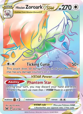 Hisuian Zoroark VSTAR · 203