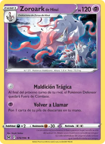 Zoroark de Hisui · 076